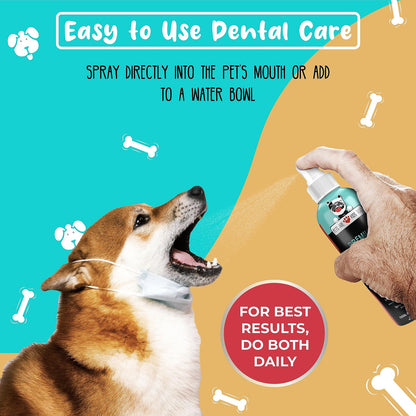Pets Are Kids Dog Dental Spray - 8Oz Premium Dog Breath Spray & Dental